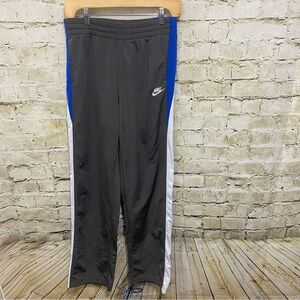 Nike Gray Blue Stretch Waist Track Pants